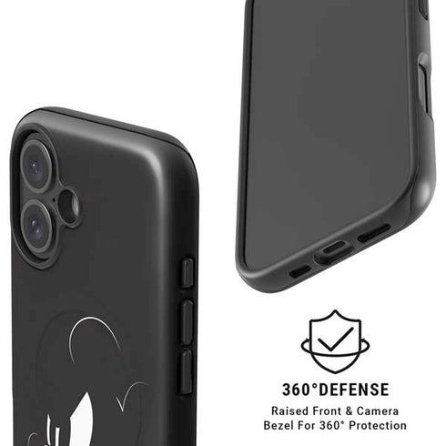 Disney Mickey Mouse Black and White iPhone 16 Plus Magsafe Impact Case